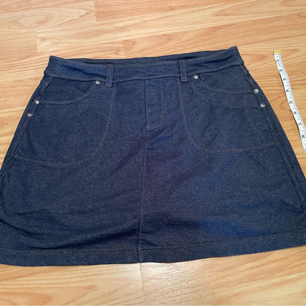 Athleta Dark Blue A-Line Skirt